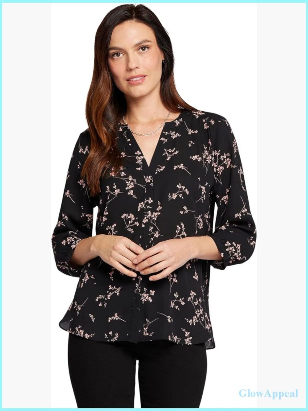 Sleeveless Pintuck Blouse with Concealed Button Front